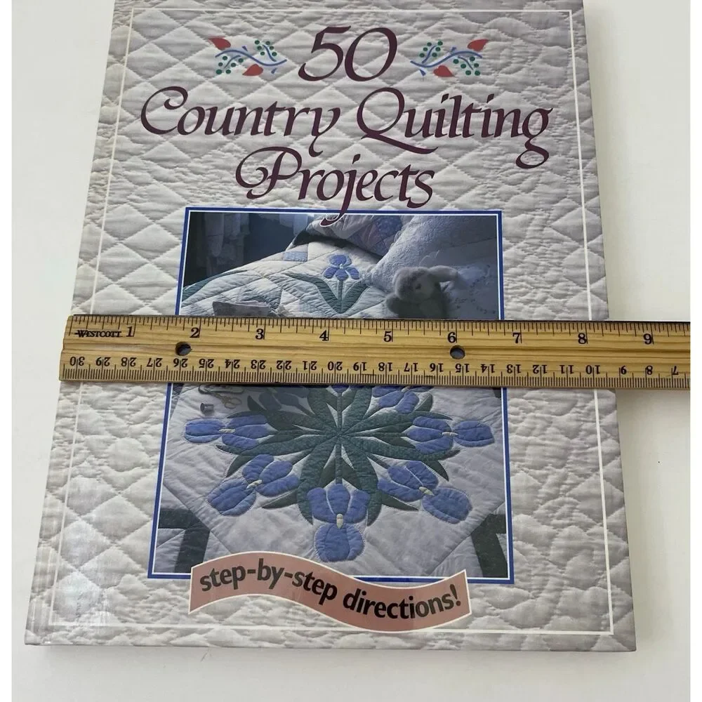 Fifty Country Quilting Projects by Margit Echols (1990, Hardcover)